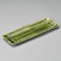 Seto Oribe Lattice Long Plate - 31.5×11×1.8㎝