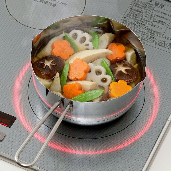 Shimomura Dishwasher-Safe Stainless Steel Yukihira Pot Ð 18cm