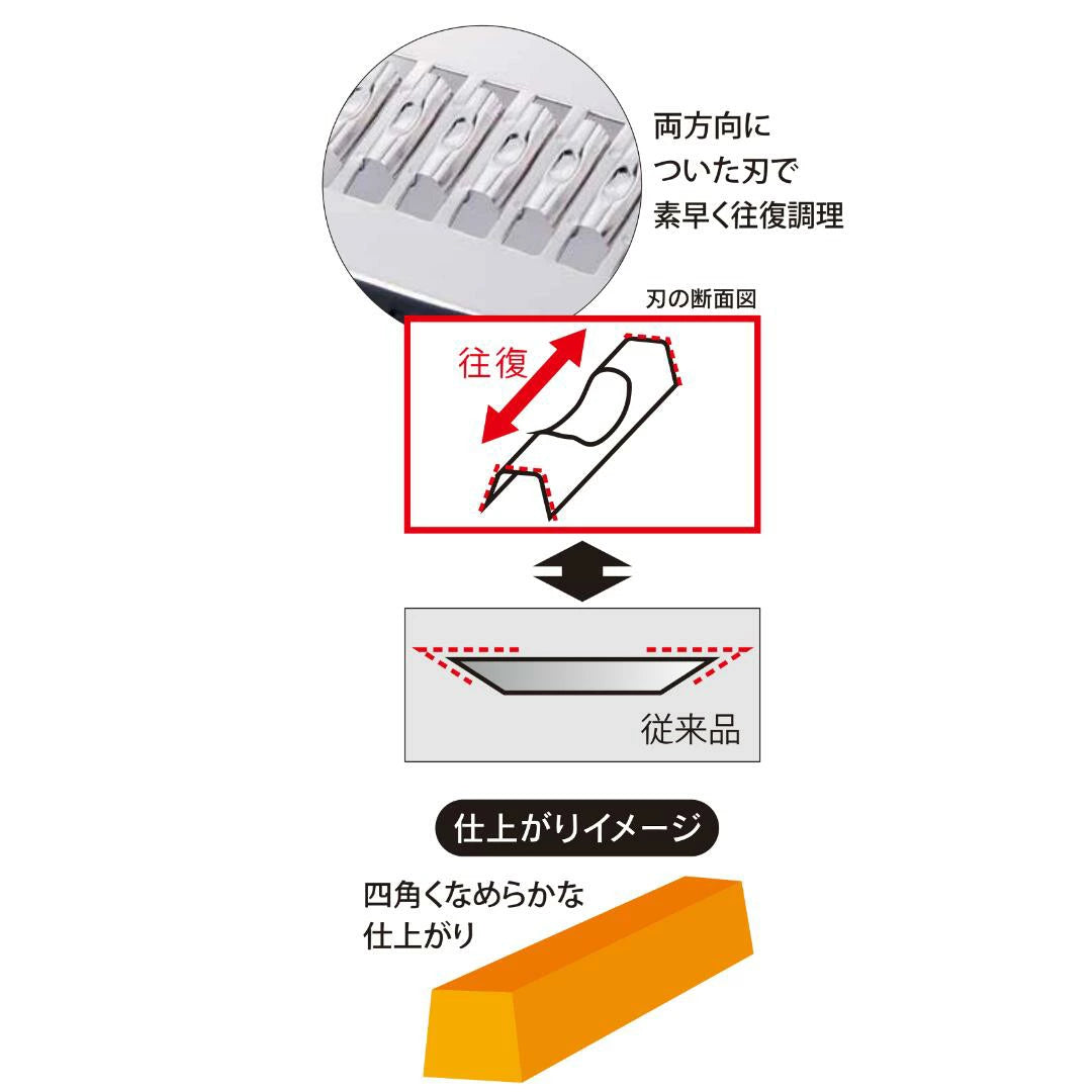 Shimomura Pro-Grade Quick Julienne Slicer - 1.2mm