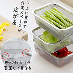 Shimomura Stackable Mini Rectangular Colander 3P