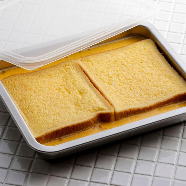 Shimomura Stainless Steel Wide Prep Trays with Lids 2pcs