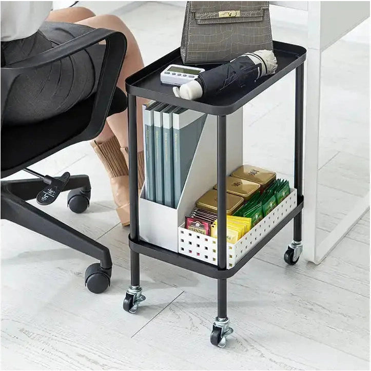 Shimoyama 2-Tier Black Storage Cart