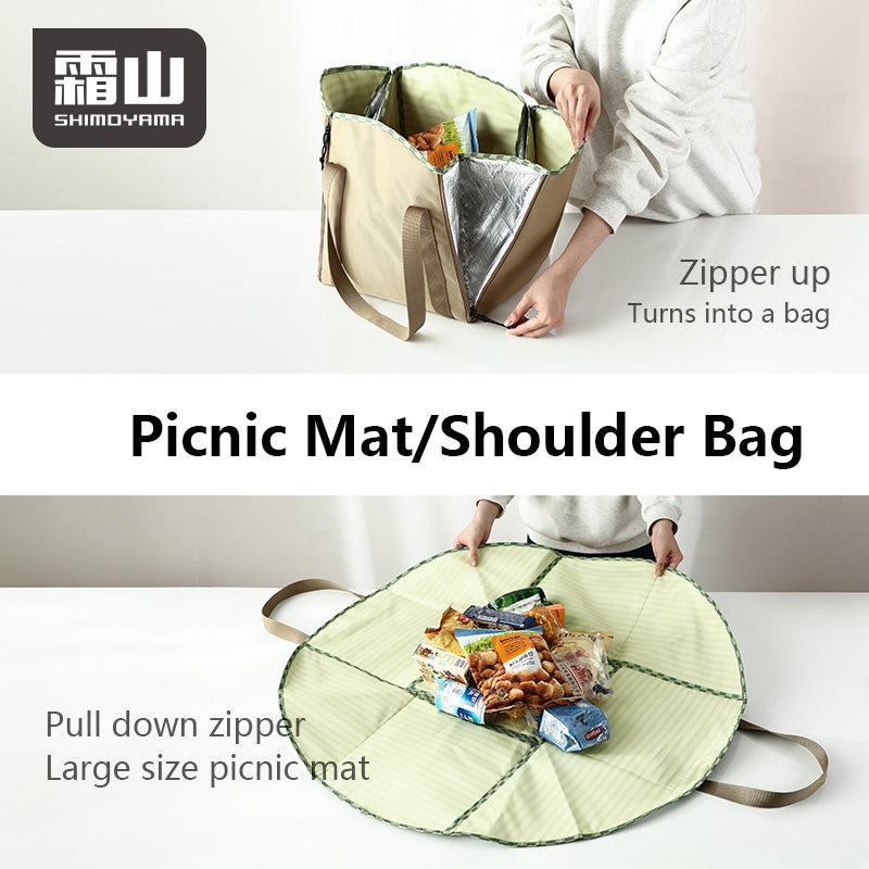 Shimoyama 2Way Picnic Mat and Tote Bag 30L