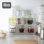 Shimoyama 304 Stainless Steel 2 Tier Storage Basket