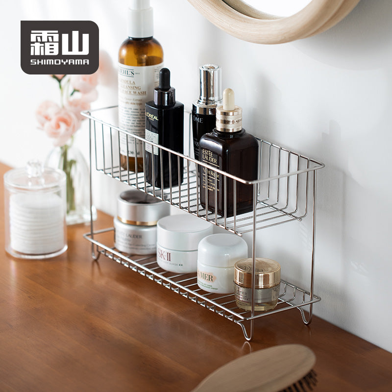Shimoyama 304 Stainless Steel 2 Tier Storage Basket