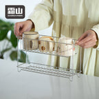 Shimoyama 304 Stainless Steel 2 Tier Storage Basket