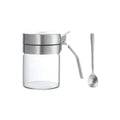 Shimoyama 304 Stainless Steel Borosilicate Glass Seasoning Jar 350ml