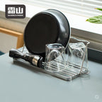 Shimoyama 304 Stainless Steel Bottle Drying Rack with Tray
