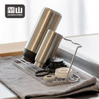 Shimoyama 304 Stainless Steel Bottle Drying Rack with Tray