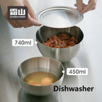 Shimoyama 304 Stainless Steel Cooking Bowl Lid - 13.2cm