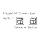 Shimoyama 304 Stainless Steel Dishwasher Cutlery Organiser