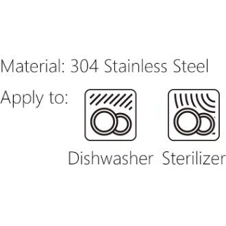 Shimoyama 304 Stainless Steel Dishwasher Cutlery Organiser