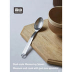 Shimoyama 304 Stainless Steel Double Graduated Measuring Spoon 7.5/15ml