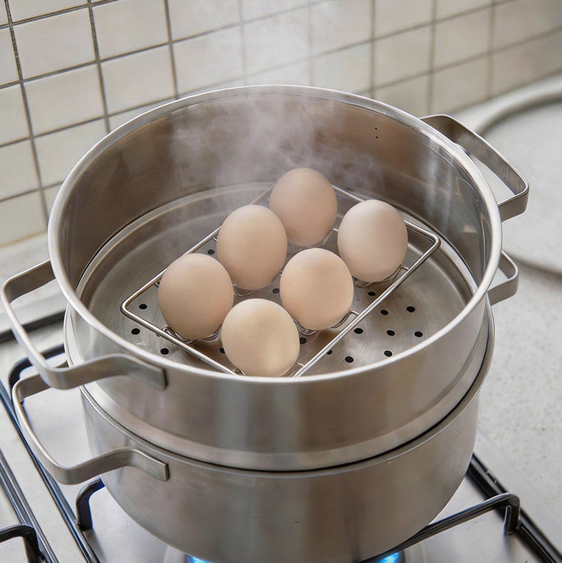 Shimoyama 304 Stainless Steel Egg Tray - 17.5x12cm