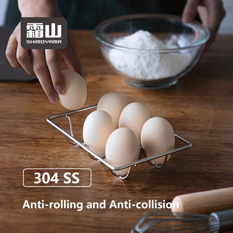Shimoyama 304 Stainless Steel Egg Tray - 17.5x12cm
