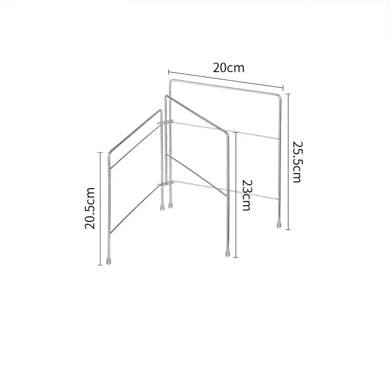 Shimoyama 304 Stainless Steel Foldable Dishcloth Rack