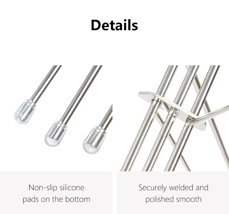 Shimoyama 304 Stainless Steel Foldable Dishcloth Rack