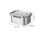 Shimoyama 304 Stainless Steel Food Container 1000ml