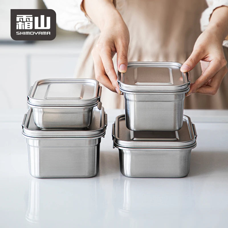 Shimoyama 304 Stainless Steel Food Container 1200ml