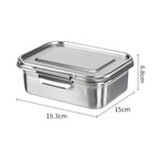 Shimoyama 304 Stainless Steel Food Container 1200ml
