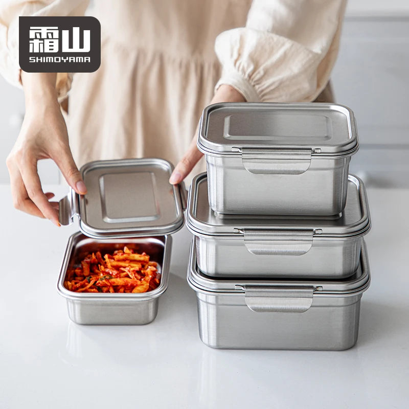 Shimoyama 304 Stainless Steel Food Container 600ml