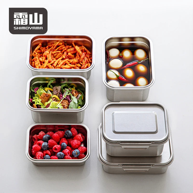 Shimoyama 304 Stainless Steel Food Container 600ml