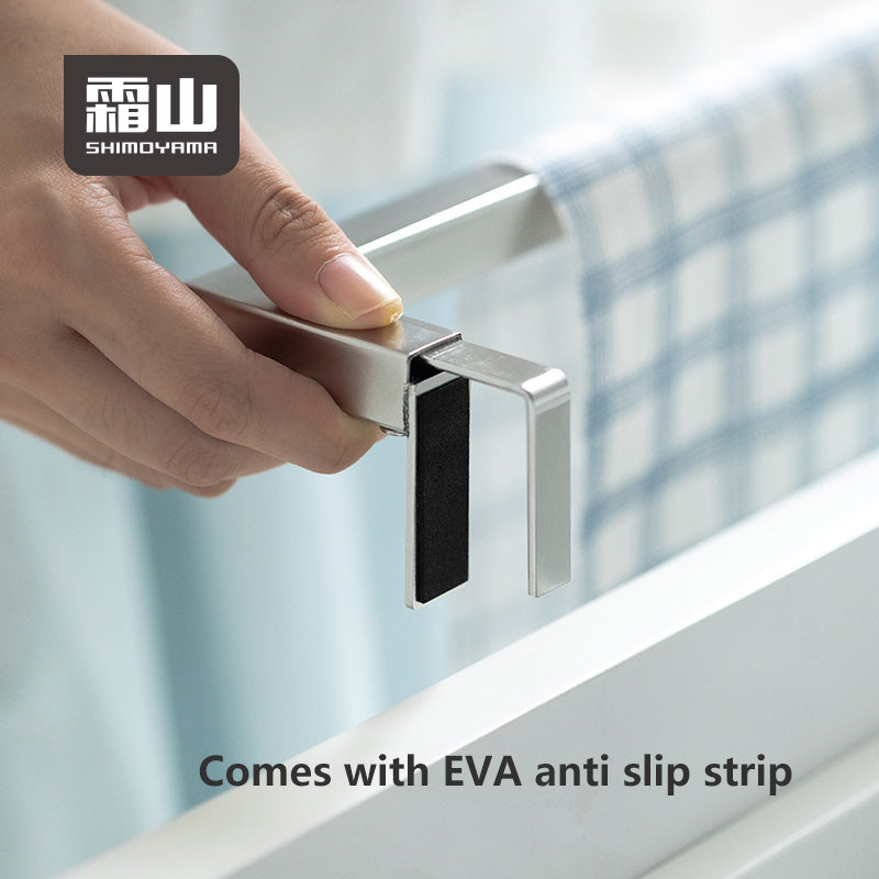 Shimoyama 304 Stainless Steel Retractable Over Door Hanging Bar