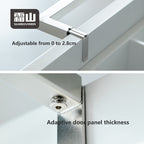 Shimoyama 304 Stainless Steel Retractable Over Door Hanging Bar