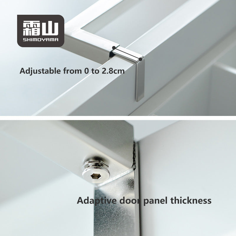 Shimoyama 304 Stainless Steel Retractable Over Door Hanging Bar