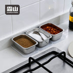 Shimoyama 304 Stainless Steel Seasoning Box 220ml 3P