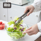 Shimoyama 304 Stainless Steel Slotted Food Tongs 24cm