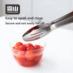 Shimoyama 304 Stainless Steel Slotted Food Tongs 24cm