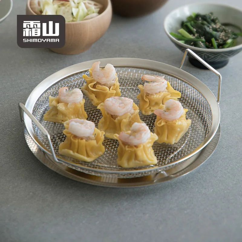 Shimoyama 304 Stainless Steel Strainer Mixing Bowl - 23cm Set of 6