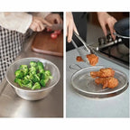 Shimoyama 304 Stainless Steel Strainer Mixing Bowl - 23cm Set of 6