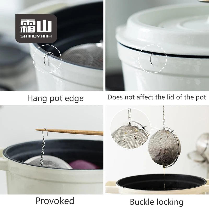 Shimoyama 304 Stainless Steel Tea Stock Strainer