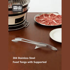Shimoyama 304 Stainless Steel Yakiniku Tongs 31.5cm