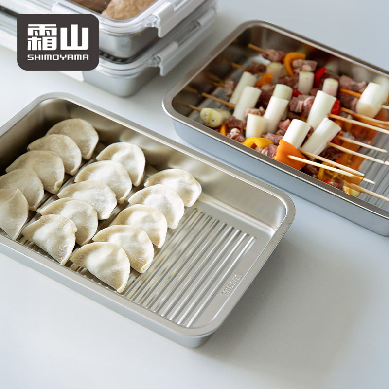 Shimoyama 316 Stainless Steel Long Rectangle Container 2500ml