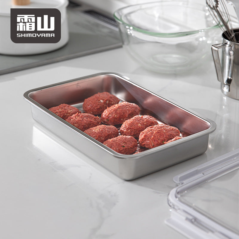 Shimoyama 316 Stainless Steel Long Rectangle Container 2500ml