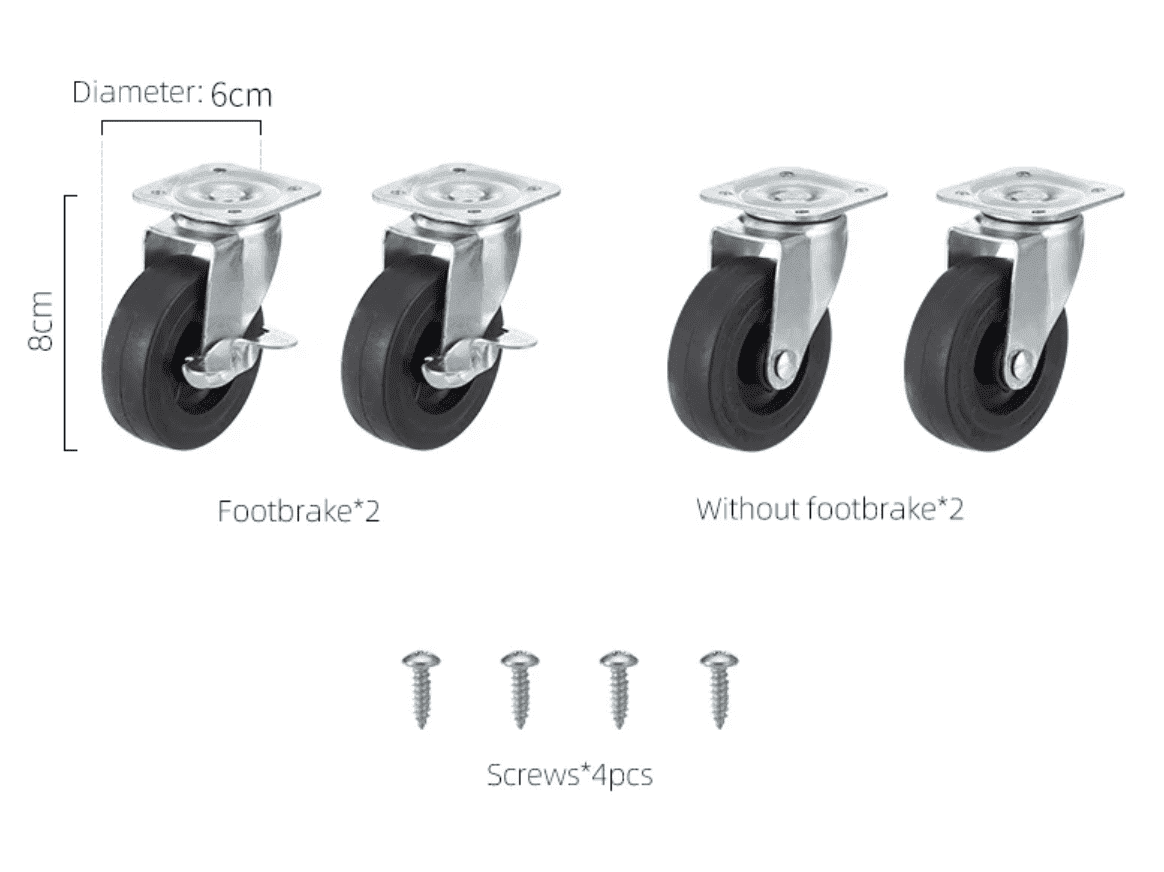 Shimoyama 360° Universal Wheels for ADV Utility Box