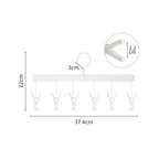 Shimoyama ABS 6 Clothes Hanger Pegs