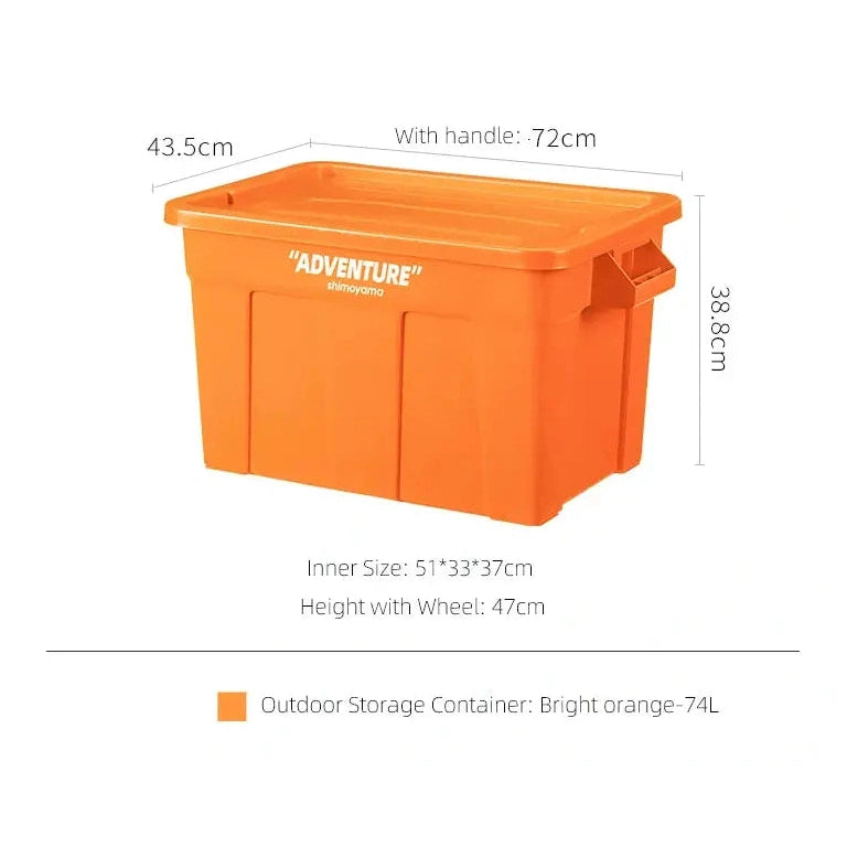 Shimoyama ADV Outdoor Storage Utility Box 74L