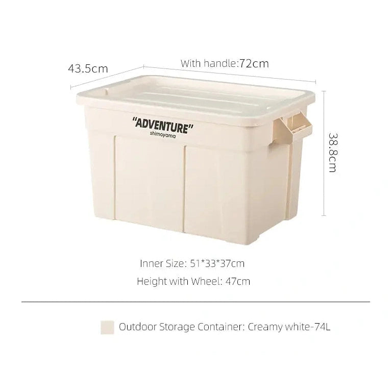 Shimoyama ADV Outdoor Storage Utility Box 74L