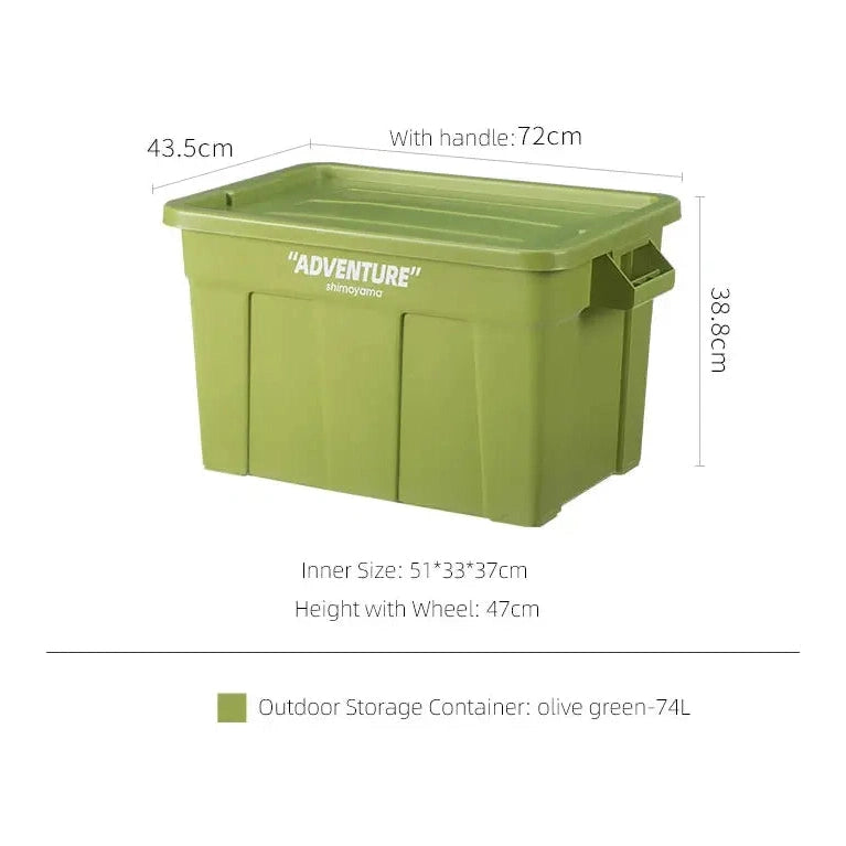 Shimoyama ADV Outdoor Storage Utility Box 74L