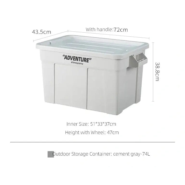 Shimoyama ADV Outdoor Storage Utility Box 74L