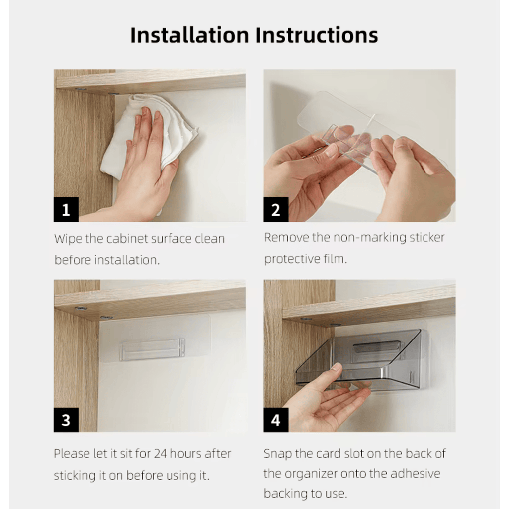 Shimoyama Adhesive Cabinet Storage Box