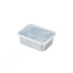 Shimoyama deep aluminium food container with clear lid