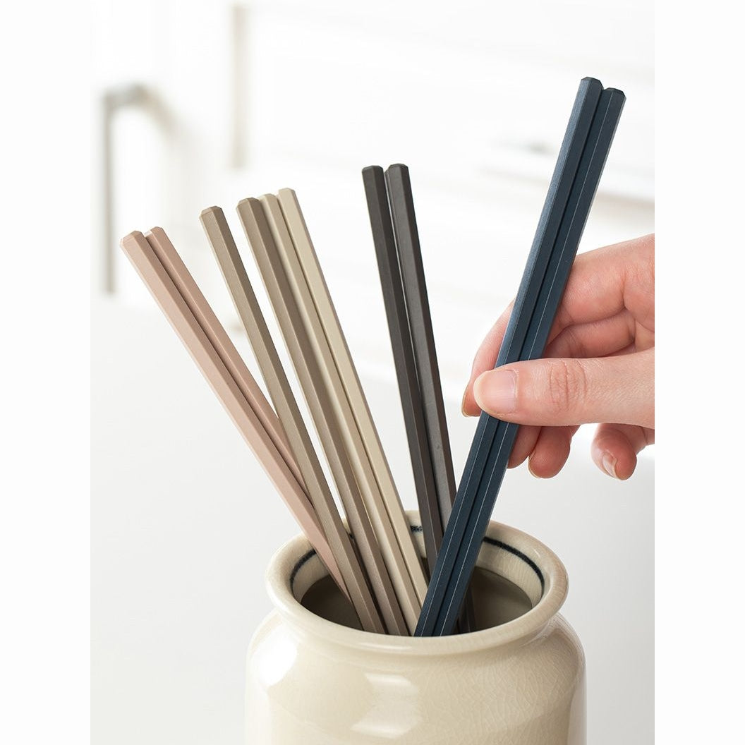 Shimoyama Antibacterial Hexagon Chopstick 5P Set