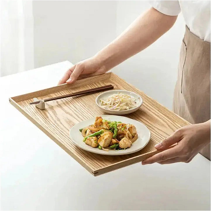 Shimoyama Ash Wood Tray 39.5x28.8
