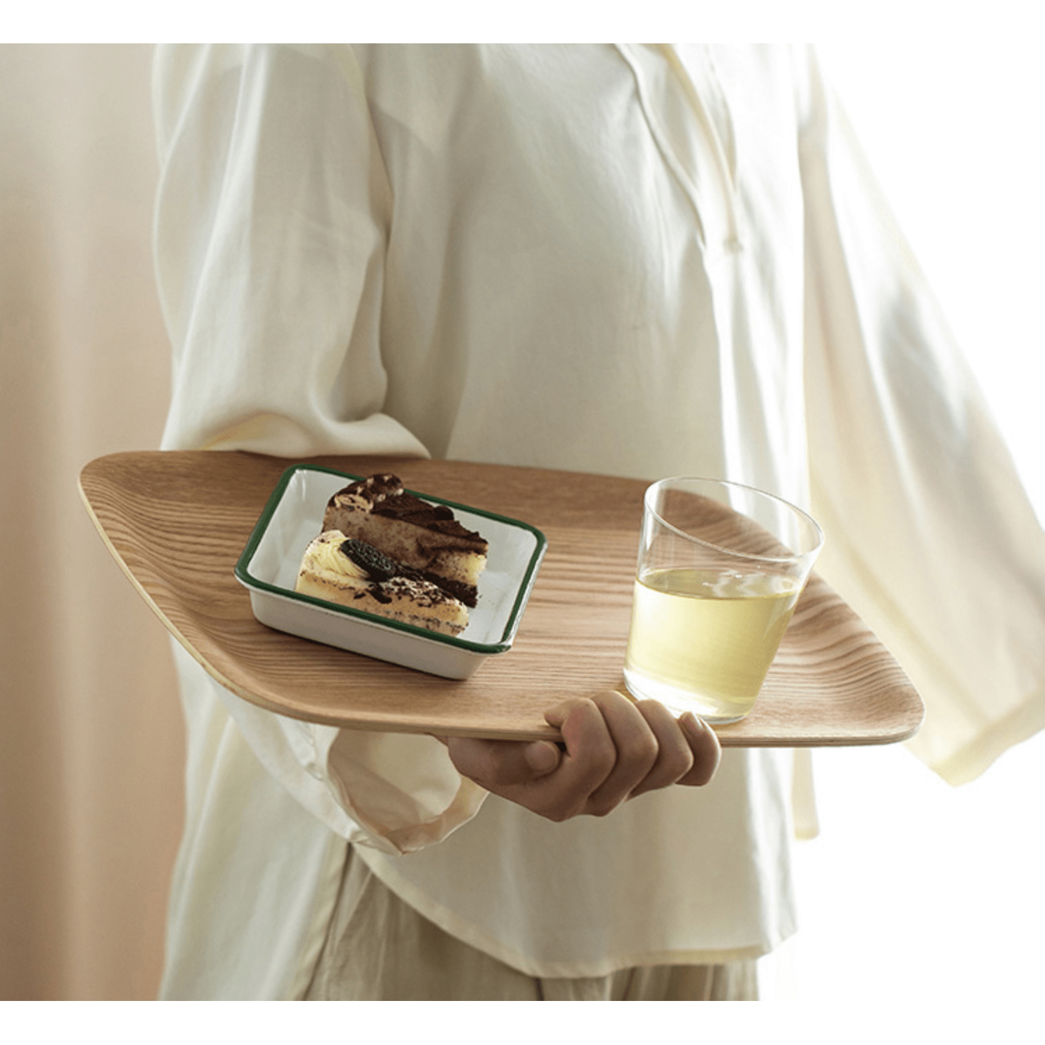 Shimoyama Ash Wood Tray - 46x36cm