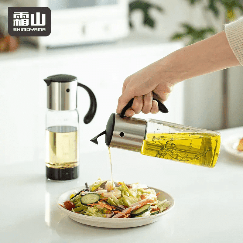 Shimoyama Auto Flip Borosilicate Glass Oil Pot 350ml